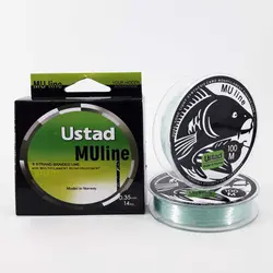 نخ ماهیگیری اوستاد مولاین سایز 0.40 آبی روشن 100متری