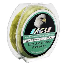 نخ ماهیگیری ایگل سایز 0.50 سبز 100متری