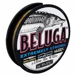 نخ ماهیگیری بالساکس بلوگا سایز 0.30 طلایی 100متری