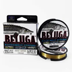 نخ ماهیگیری بالساکس بلوگا سایز 0.30 طلایی 100متری