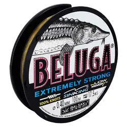 نخ ماهیگیری بالساکس بلوگا سایز 0.40 طلایی 100متری