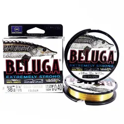 نخ ماهیگیری بالساکس بلوگا سایز 0.40 طلایی 100متری