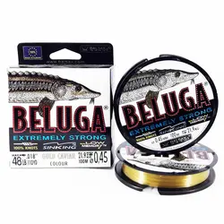 نخ ماهیگیری بالساکس بلوگا سایز 0.45 طلایی 100متری