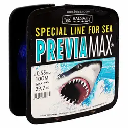 نخ ماهیگیری بالساکس پریویامکس 0.55 آبی 100متری