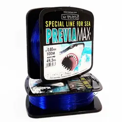نخ ماهیگیری بالساکس پریویامکس 0.80 آبی 100متری