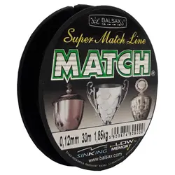 نخ ماهیگیری بالساکس مچ سایز 0.12 قهوه ای 30متری