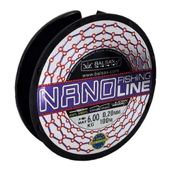 نخ ماهیگیری بالساکس نانو سایز 0.20 سبز 100متری