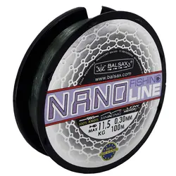 نخ ماهیگیری بالساکس نانو سایز 0.30 سبز روشن 100متری