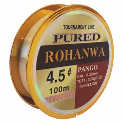 نخ ماهیگیری روهانوا پانگو سایز 0.35 شفاف 100متری