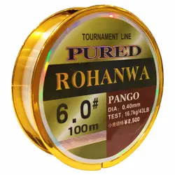 نخ ماهیگیری روهانوا پانگو سایز 0.40 شفاف 100متری