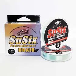 نخ ماهیگیری ساسیکس سایز 0.50 سبزروشن 100متری