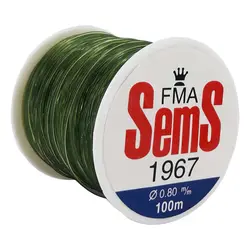 نخ ماهیگیری سمس سایز 0.8 سبز 100متری
