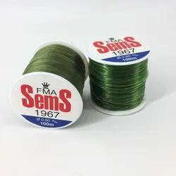 نخ ماهیگیری سمس سایز 0.8 سبز 100متری
