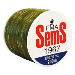 نخ ماهیگیری سمس سایز 0.8 سبز 200متری