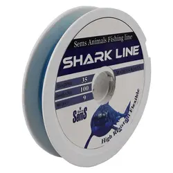 نخ ماهیگیری سمس شارک لاین سایز 0.35 آبی 100 متری