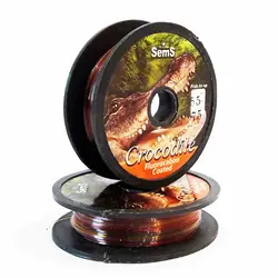 نخ ماهیگیری سمس کروکودیل سایز 0.55 هفت رنگ 75متری