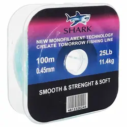 نخ ماهیگیری شارک سایز 0.45 آبی 100متری