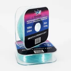 نخ ماهیگیری شارک سایز 0.45 آبی 100متری