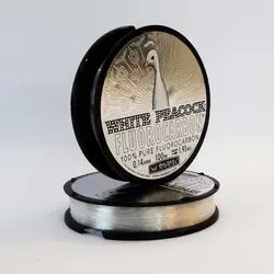 نخ ماهیگیری فلورکربن بالساکس White Peacock سایز 0.14 شفاف100متری