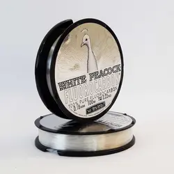 نخ ماهیگیری فلورکربن بالساکس White Peacock سایز 0.18 شفاف100متری