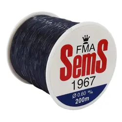 نخ ماهیگیری سمس سایز 0.6 خاکستری 200متری