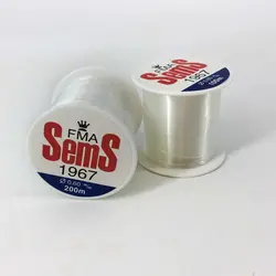 نخ ماهیگیری سمس سایز 0.6 سفید 100متری