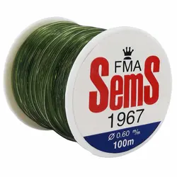 نخ ماهیگیری سمس سایز 0.6 سبز 100متری