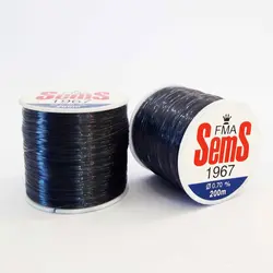 نخ ماهیگیری سمس سایز 0.7 خاکستری 200متری