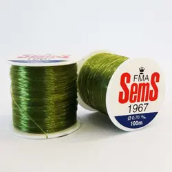 نخ ماهیگیری سمس سایز 0.7 سبز 100متری