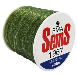 نخ ماهیگیری سمس سایز 0.7 سبز 200متری