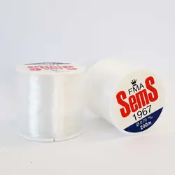 نخ ماهیگیری سمس سایز 0.7 سفید 200متری