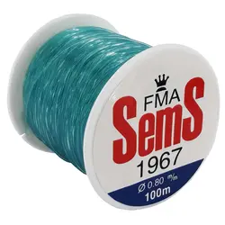 نخ ماهیگیری سمس سایز 0.8 آبی 100متری