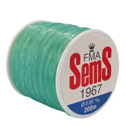 نخ ماهیگیری سمس سایز 0.8 آبی 200متری