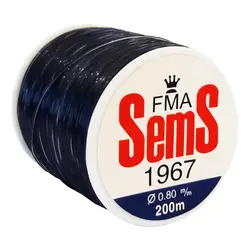 نخ ماهیگیری سمس سایز 0.8 خاکستری 200متری