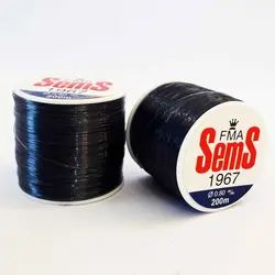 نخ ماهیگیری سمس سایز 0.8 خاکستری 200متری
