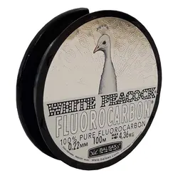 نخ ماهیگیری فلورکربن بالساکس White Peacock سایز 0.22 شفاف100متری