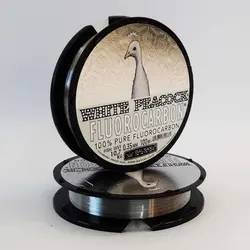نخ ماهیگیری فلورکربن بالساکس White Peacock سایز 0.35 شفاف100متری