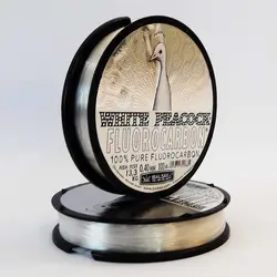 نخ ماهیگیری فلورکربن بالساکس White Peacock سایز 0.40 شفاف100متری
