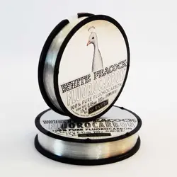 نخ ماهیگیری فلورکربن بالساکس White Peacock سایز 0.45 شفاف100متری