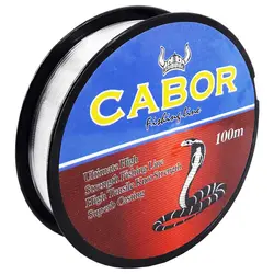 نخ ماهیگیری کابور سایز 0.40 شفاف 100متری