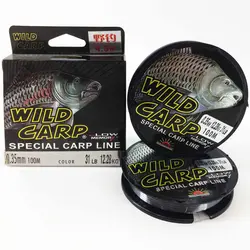 نخ ماهیگیری وایلد کارپ سایز 0.35 دودی 100متری