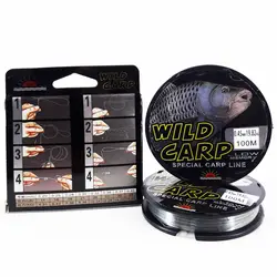 نخ ماهیگیری وایلد کارپ سایز 0.50 شفاف 100متری