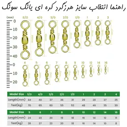 هرزگرد ماهیگیری دو طرفه یانگ سونگ BR بسته 10 عددی