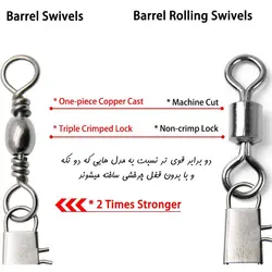 هرزگرد ماهیگیری جمینی بسته های 10 عددی