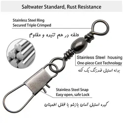 هرزگرد ماهیگیری جمینی بسته های 10 عددی