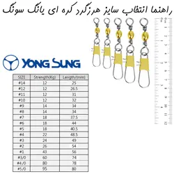 هرزگرد ماهیگیری یانگ سونگ BR بسته های 5 عددی