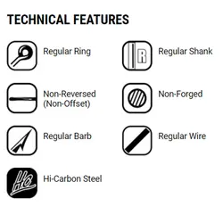 قلاب ماهیگیری VMC کد 9754 Ps (بسته10عددی)