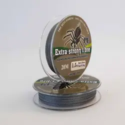 نخ ماهیگیری ابریشمی ژونگ یا Extra Strong Fibre سایز 0.20 خاکستری 20متری