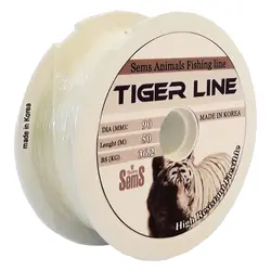 نخ ماهیگیری سمس تایگرلاین 0.90 شفاف 50متری