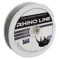 نخ ماهیگیری سمس راینولاین سایز 0.50 دودی 100متری